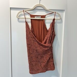 Anthropologie Lace Tank Top